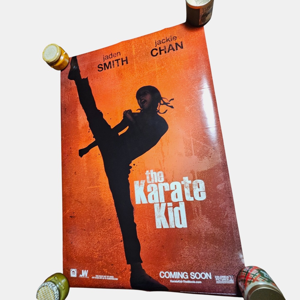 The Karate Kid 2010 Original Promo Movie Poster 27x40 Jaden Smith Jackie Chan